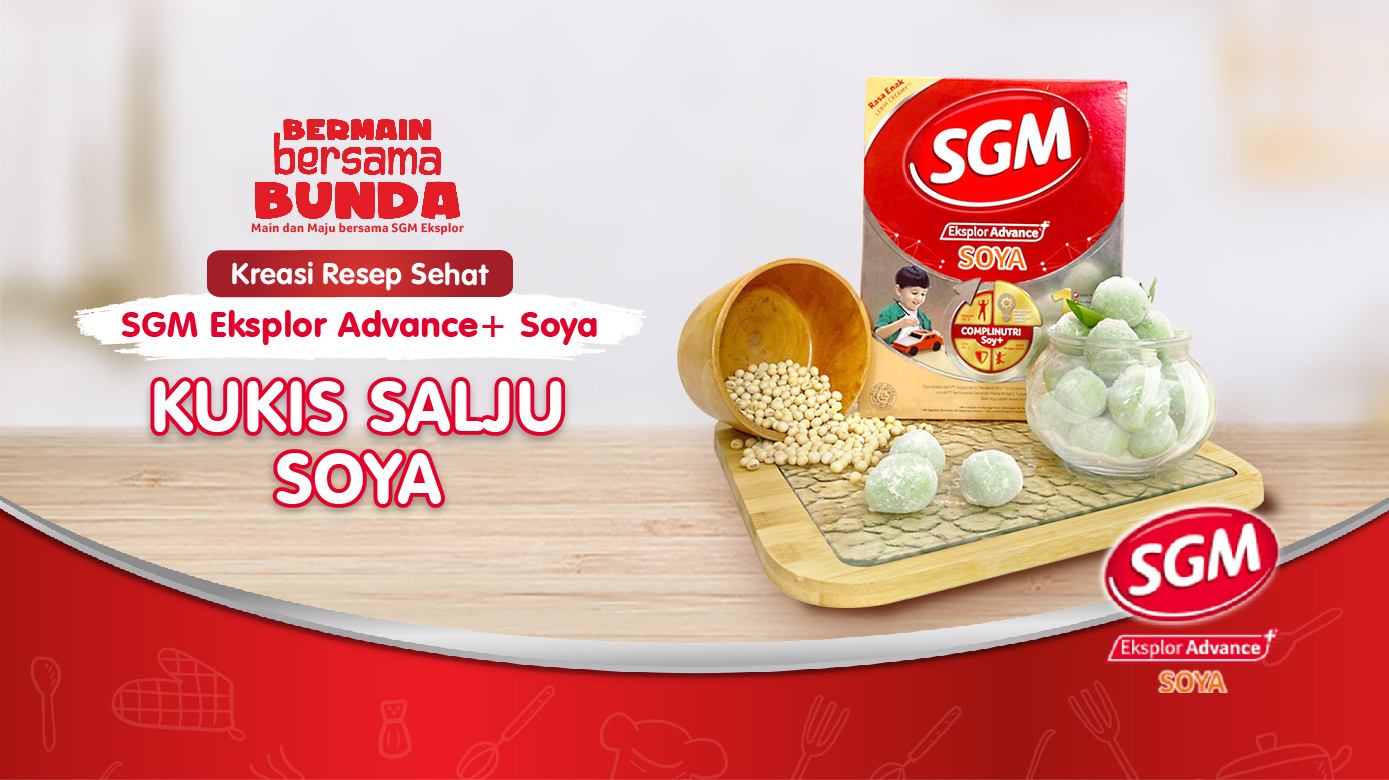 KREASI RESEP SEHAT SGM SOYA: KUKIS SALJU SOYA