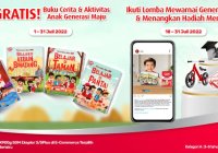 Promo Gimmick Buku Cerita & Aktivitas Petualangan Anak Generasi Maju & Lomba Mewarnai Anak Generasi Maju