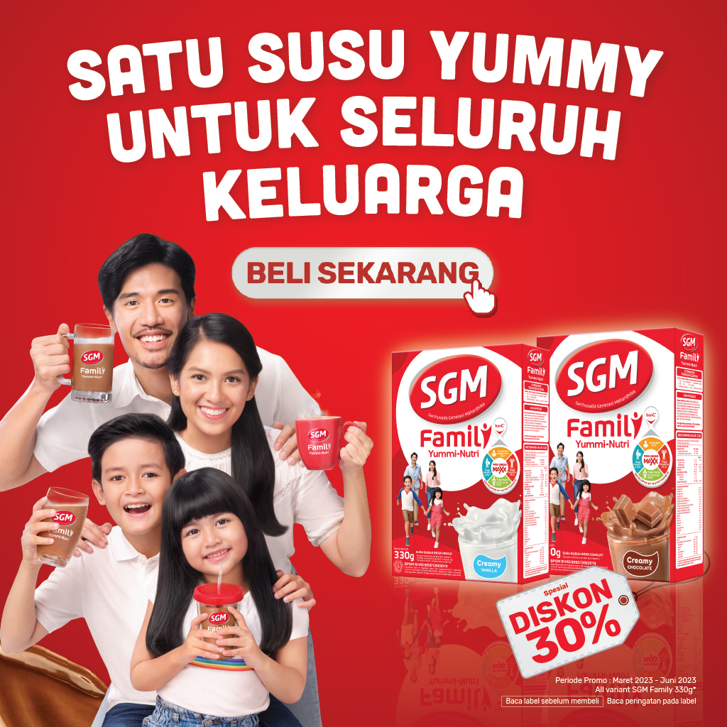 susu sgm family yummy-nutri untuk keluarga