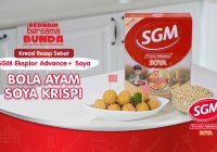 Kreasi Resep Sehat SGM Eksplor Advance+ Soya - Bola Ayam Soya Krispi