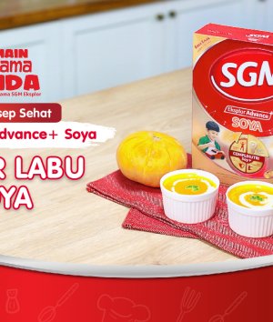 Kreasi Resep Sehat SGM Eksplor Advance+ Soya - Bubur Labu Soya
