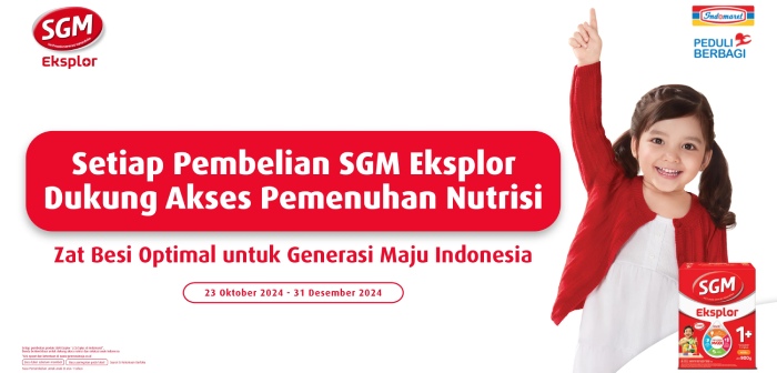 Program CSR Indomaret & SGM Eksplor Donasi Paket Nutrisi