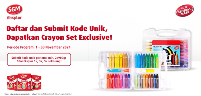 Syarat Dan Ketentuan Program Hadiah Exclusive Crayon Set