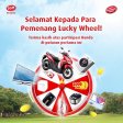 Lucky Wheel Winners Announcement - Putaran Pertama