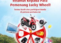 Lucky Wheel Winners Announcement - Putaran Pertama