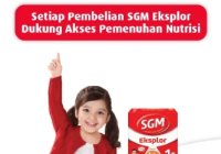 Program CSR Indomaret & SGM Eksplor Donasi Paket Nutrisi